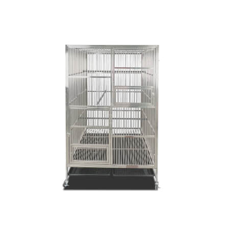 กรงนกสแตนเลส PAWRADISE SIZE L ขนาด : 94 X 94 X 157 CM._1